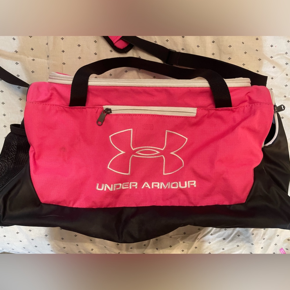 Pink Under Armour Duffle bag